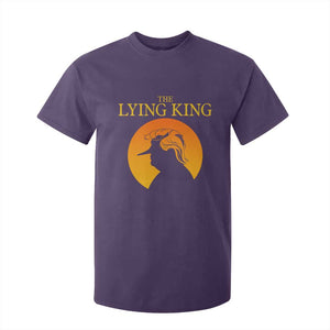 Funny The Lying King Long Nose Silhouette T Shirt For Kid Vintage Political Satire Statement Gift