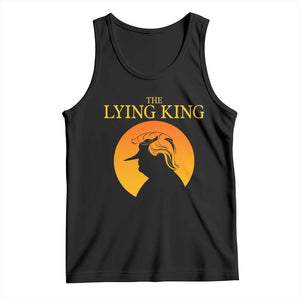 Funny The Lying King Long Nose Silhouette Tank Top Vintage Political Satire Statement Gift