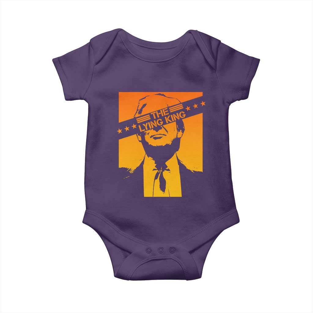 The Lying King Political Satire Baby Onesie Funny Bold Sarcastic Statement Gift