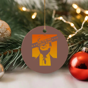 The Lying King Political Satire Ceramic Ornament Funny Bold Sarcastic Statement Gift