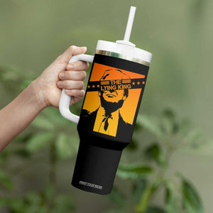 The Lying King Political Satire Tumbler With Handle Funny Bold Sarcastic Statement Gift TS12 Print Your Wear