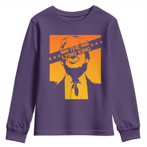 The Lying King Political Satire Youth Sweatshirt Funny Bold Sarcastic Statement Gift