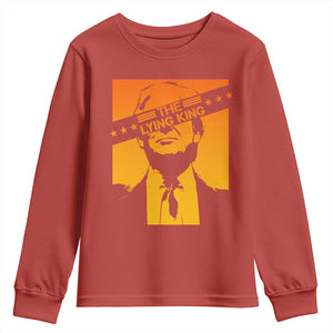 The Lying King Political Satire Youth Sweatshirt Funny Bold Sarcastic Statement Gift