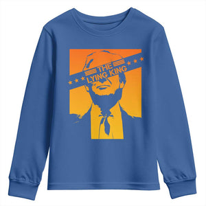 The Lying King Political Satire Youth Sweatshirt Funny Bold Sarcastic Statement Gift