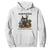 Gardening Because Murder Is Wrong Hoodie Funny Black Cat Gardener Gift TS12 White Print Your Wear