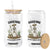 Gardening Because Murder Is Wrong Skeleton Glass Can Funny Gift for Gardener TS12 Print Your Wear