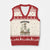 Gardening Because Murder Is Wrong Skeleton V-Neck Knit Sweater Vest Funny Gift For Gardener TS12 Beige Red Print Your Wear
