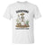 Gardening Because Murder Is Wrong Skeleton T Shirt Funny Gift For Gardener TS12 White Print Your Wear