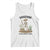 Gardening Because Murder Is Wrong Skeleton Tank Top Funny Gift for Gardener TS12 White Print Your Wear