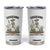 Gardening Because Murder Is Wrong Skeleton Tumbler Cup Funny Gift for Gardener - Print Your Wear