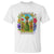 Funny Gardening Because Murder Is Wrong T Shirt Garden Girl Floral Tarot Graphic TS12 White Print Your Wear