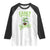 Easily Distracted By Plants Raglan Shirt Funny Gardening Lover Gift TS12 White Black Print Your Wear