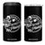 Easily Distracted By Plants Skeleton 4 in 1 Can Cooler Tumbler Funny Gardener Plant Lover - Print Your Wear