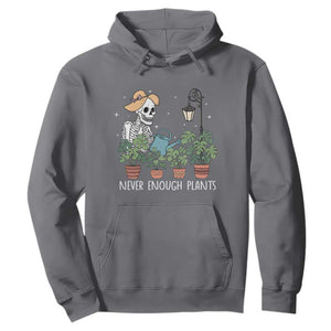 Skeleton Monstera Lover Hoodie Never Enough Plants TS12 Charcoal Print Your Wear