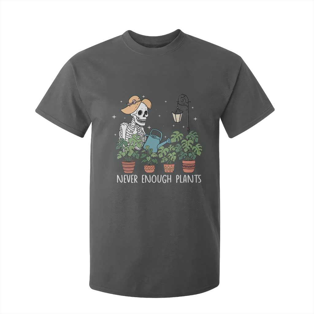 Skeleton Monstera Lover T Shirt For Kid Never Enough Plants TS12 Dark Heather Print Your Wear
