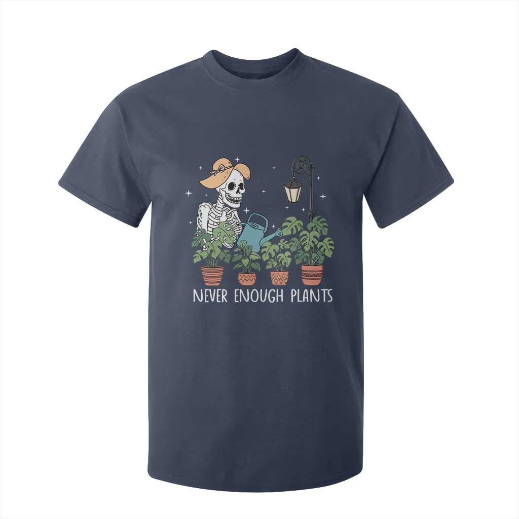 Skeleton Monstera Lover T Shirt For Kid Never Enough Plants TS12 Navy Print Your Wear