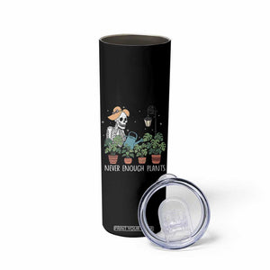 Skeleton Monstera Lover Skinny Tumbler Never Enough Plants TS12 Print Your Wear