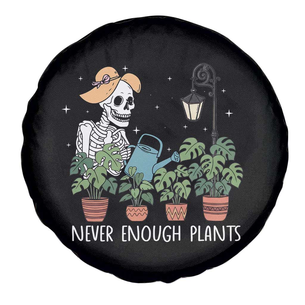 Skeleton Monstera Lover Spare Tire Cover Never Enough Plants TS12 Print Your Wear