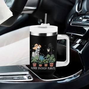 Skeleton Monstera Lover Tumbler With Handle Never Enough Plants TS12 Print Your Wear