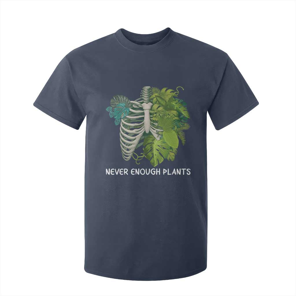 Monstera Plant Body Skeleton T Shirt For Kid Never Enough Plants TS12 Navy Print Your Wear
