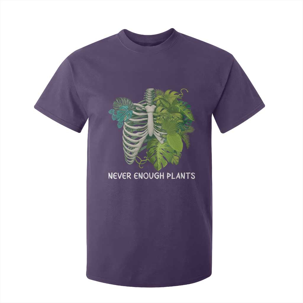 Monstera Plant Body Skeleton T Shirt For Kid Never Enough Plants TS12 Purple Print Your Wear