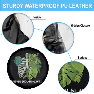 Monstera Plant Body Skeleton Spare Tire Cover Never Enough Plants TS12 Print Your Wear