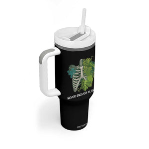 Monstera Plant Body Skeleton Tumbler With Handle Never Enough Plants TS12 Print Your Wear