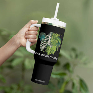 Monstera Plant Body Skeleton Tumbler With Handle Never Enough Plants TS12 Print Your Wear