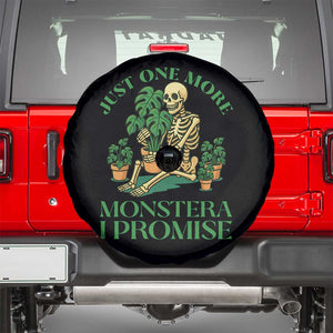 Just One More Monstera Spare Tire Cover Skeleton Plant Lover Gift TS12 Black Print Your Wear