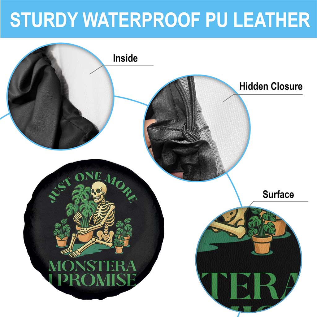 Just One More Monstera Spare Tire Cover Skeleton Plant Lover Gift TS12 Print Your Wear