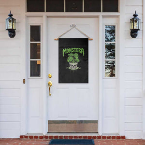 Monstera Lover Houseplant Gift Garden Flag Skull Plant Pot Graphic - Print Your Wear