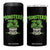 Monstera Lover Houseplant Gift 4 in 1 Can Cooler Tumbler Skull Plant Pot Graphic - Print Your Wear
