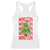 Merry Monstera Racerback Tank Top Plant Lover Christmas Gift TS12 White Print Your Wear