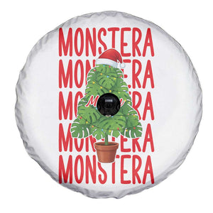 Merry Monstera Spare Tire Cover Plant Lover Christmas Gift TS12 Print Your Wear