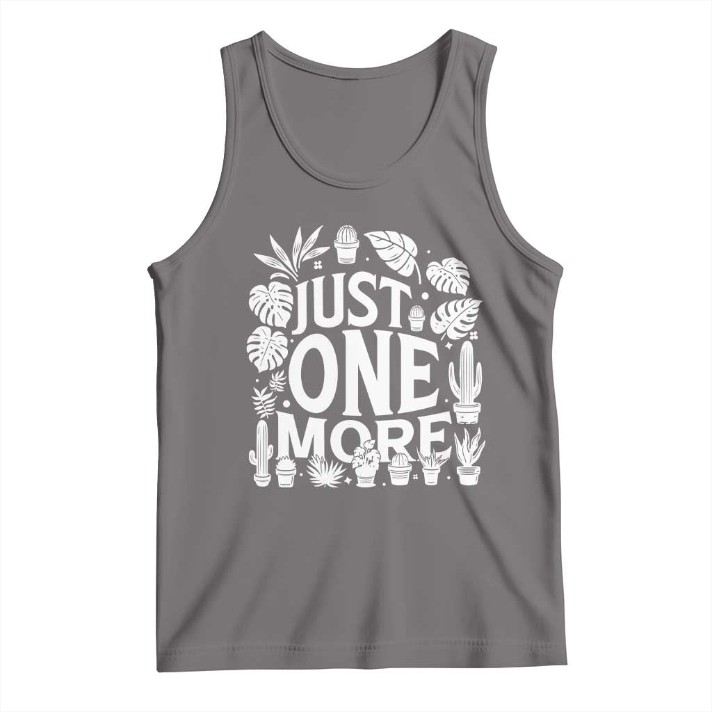 Plant Lover Humor Tank Top Just One More TS12 Deep Heather Print Your Wear