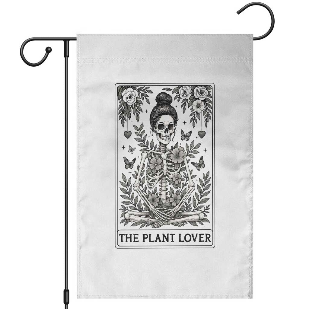 Dark Humor Tarot Card Plant Lover Gift Garden Flag - Print Your Wear
