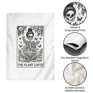 Dark Humor Tarot Card Plant Lover Gift Garden Flag - Print Your Wear