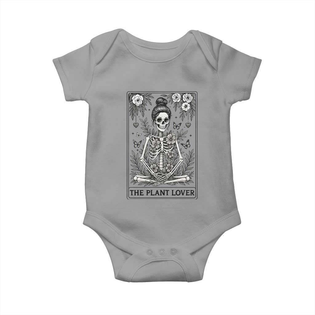 Dark Humor Tarot Card Plant Lover Gift Baby Onesie TS12 Sport Gray Print Your Wear