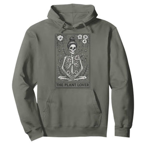 Dark Humor Tarot Card Plant Lover Gift Hoodie TS12 Military Green Print Your Wear