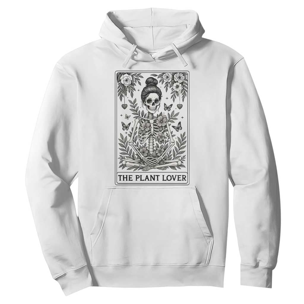 Dark Humor Tarot Card Plant Lover Gift Hoodie TS12 White Print Your Wear
