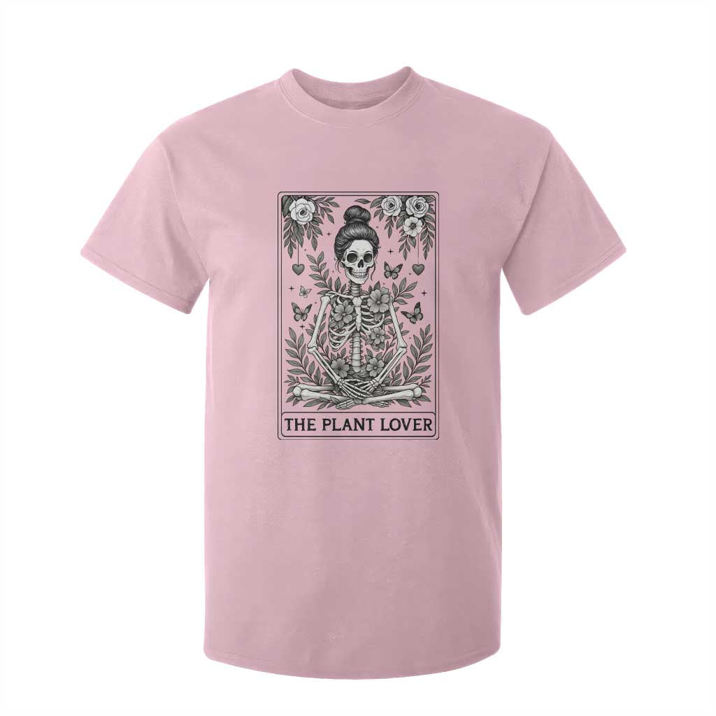 Dark Humor Tarot Card Plant Lover Gift T Shirt For Kid TS12 Light Pink Print Your Wear