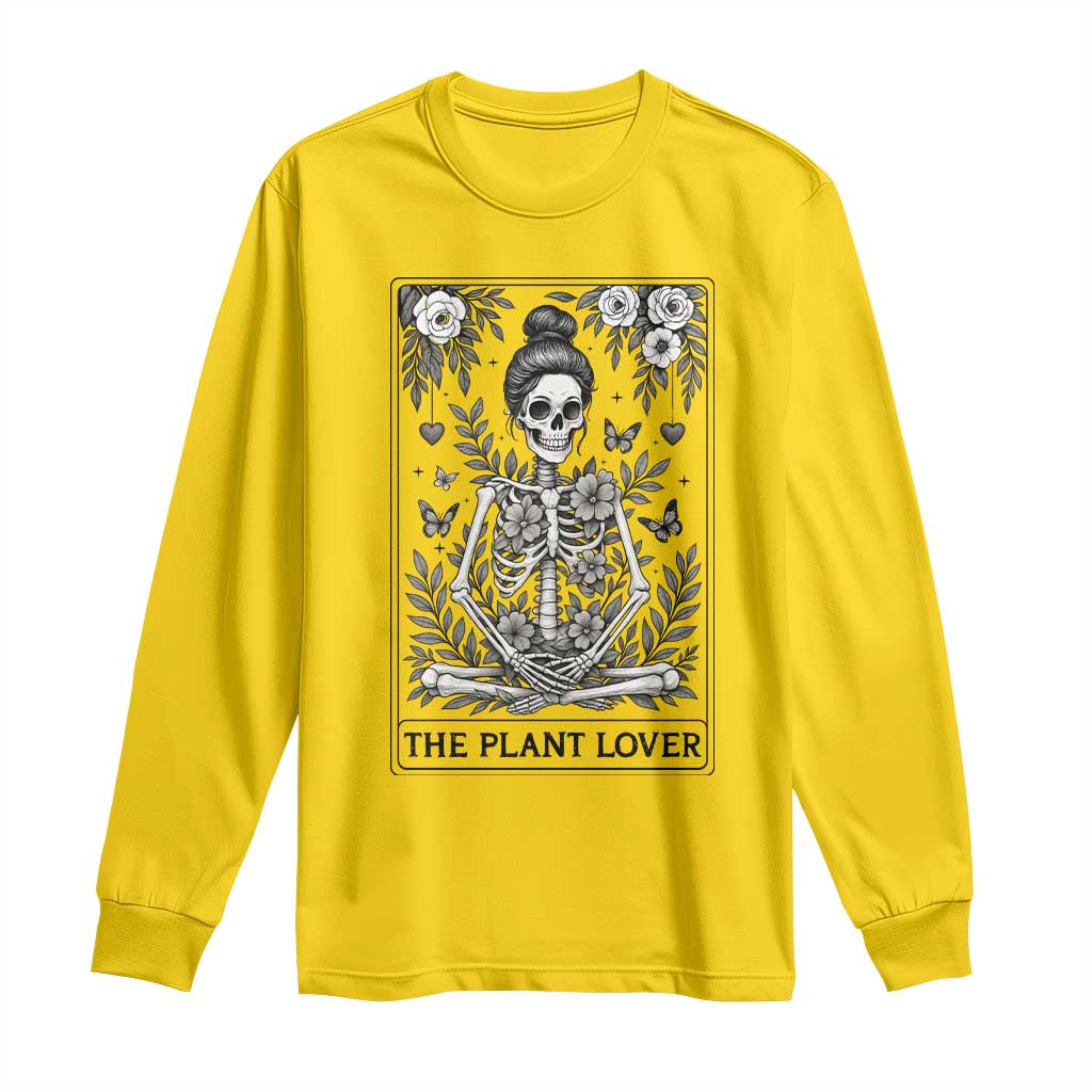 Dark Humor Tarot Card Plant Lover Gift Long Sleeve Shirt TS12 Daisy Print Your Wear