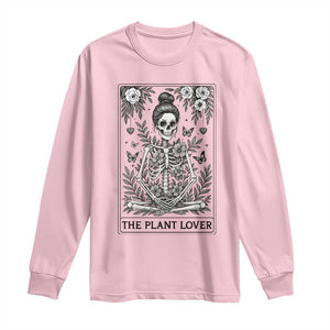 Dark Humor Tarot Card Plant Lover Gift Long Sleeve Shirt TS12 Light Pink Print Your Wear