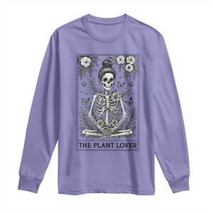 Dark Humor Tarot Card Plant Lover Gift Long Sleeve Shirt TS12 Violet Print Your Wear