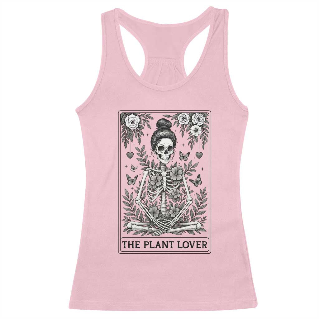Dark Humor Tarot Card Plant Lover Gift Racerback Tank Top TS12 Light Pink Print Your Wear