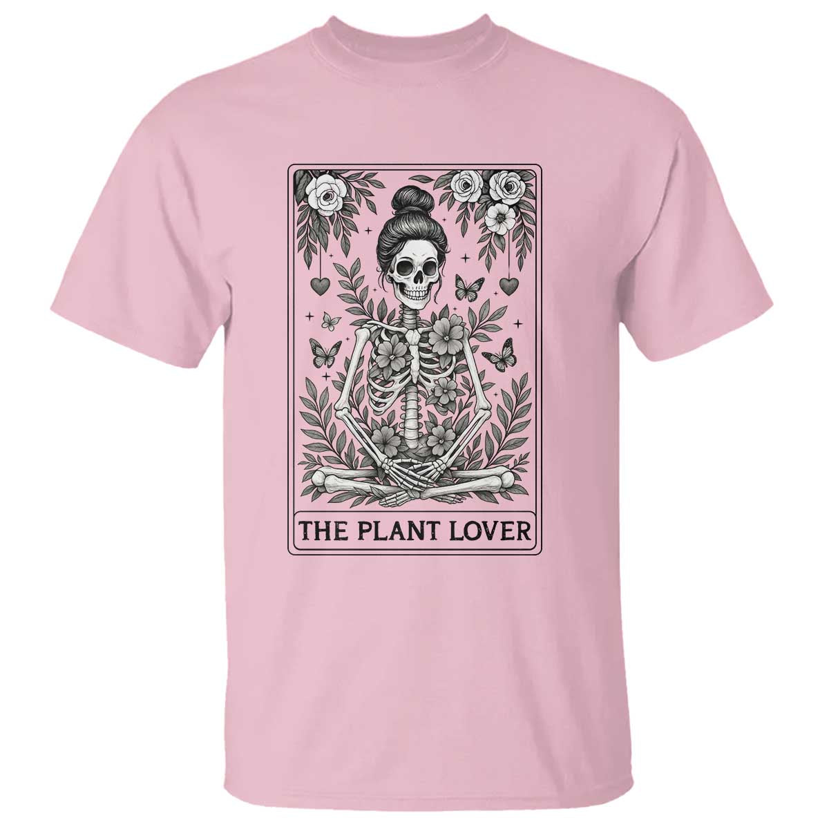 Dark Humor Tarot Card Plant Lover Gift T Shirt TS12 Light Pink Print Your Wear