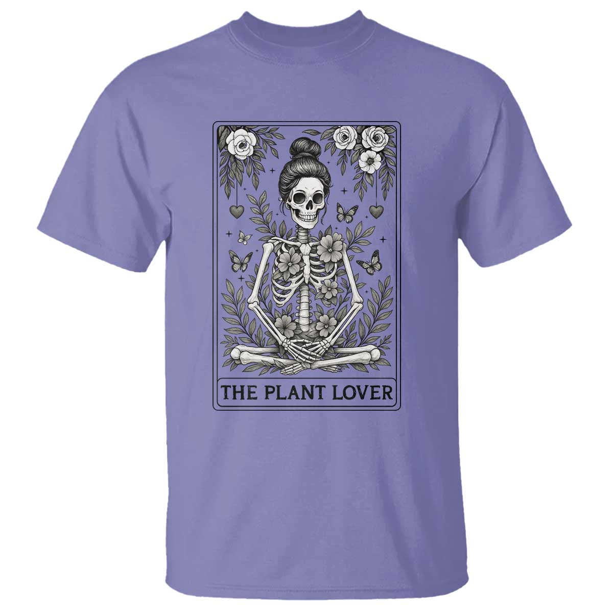 Dark Humor Tarot Card Plant Lover Gift T Shirt TS12 Violet Print Your Wear