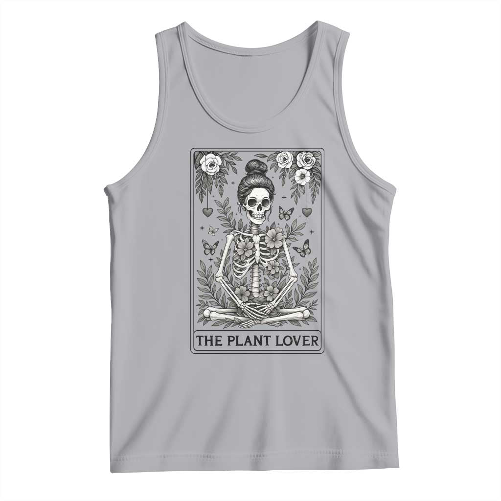 Dark Humor Tarot Card Plant Lover Gift Tank Top TS12 Athletic Heather Print Your Wear