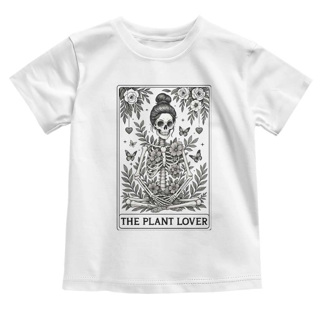 Dark Humor Tarot Card Plant Lover Gift Toddler T Shirt TS12 White Print Your Wear