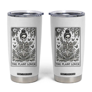 Dark Humor Tarot Card Plant Lover Gift Tumbler Cup TS12 White Print Your Wear